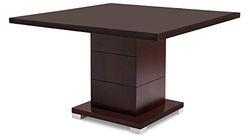Ford Executive Modern Conference Table in Dark Walnut Wood - Square