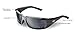 3M ForceFlex Plus Safety Eyewear with Scratch Resistant Lens, 1-Pack, Black Frame