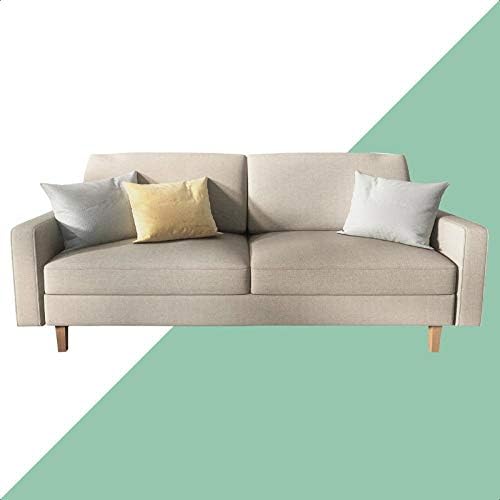 Amazon Com Modern 69 7 Square Arm Sofa Kitchen Dining