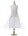 Remedios Kids White 3 Layers Wedding Flower Girl Petticoat/Underskirt/Crinoline,M, White, Medium / 20-28 Inches