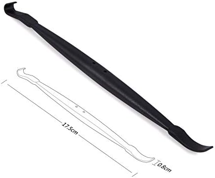 Gomake Upgrade Magnet Vinyl Car Wrapping Micro Squeegee Curves Slot Tint Tool Set - 2 Terminals Shapes - for Installing Vehicle Wraps and Auto Stickers