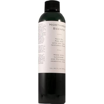 Northwest Scents Lavender And Patchouli Hair Oil For Men With Dry