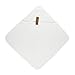 Arus Baby Organic Turkish Cotton Terry Hooded Nursery Towel Wrap Set, White, 0-6 Months