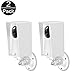Hidden Camera Detectors Anti Spy Detector for Wireless Audio/Video Hidden Camera Detectors , Bug Detector, Privacy Protector,Case for Wyze Cam Pan 1080p Security Camera (White(2pack))