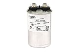 TEMCo Motor Run Capacitor RC0009-20 mfd 370 V VAC Volt 20 uf Round HVAC TEMCo AC Electric