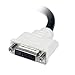 6in DVI-D Dual Link Digital Port Saver Extension Cable M/F - DVI-D Male to Female Extension Cable - 6 inch - 2560x1600