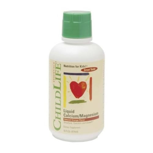 Child Life Liquid Calcium/Magnesium, Natural Orange Flavor, 16 oz 2-pack image