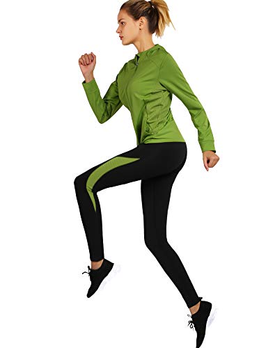 Activewear Sets for Women-Track Leggings Pants Hoodie Jackets 2 Piece Set Tracksuits Yoga Outfit Jogging Workout Set Gymwear - Thumbnail 4