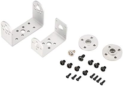 Fashionlook Hdkj Steering Gear Pan and Tilt Mount Mechanical 2 Dof Robot Servo Mount Set Bracket Sensor Mount Kit Servo Accessories
