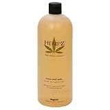 Hempz Pure Herbal Extracts, Herbal Body Wash Herbal Body Wash, Jasmine, Peach and Wild Rose, 33.8 fl oz (1l)