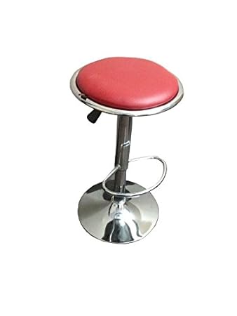 Nanu Creation Aluminium Red Barstool Chair (NEWNC-009)