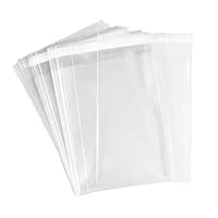 500ct Adhesive Treat Bags 3x4 Clear - 2 mils Thick Self Sealing OPP Plastic Bags for Bakery Cookies Christmas Party Decorative Gift Bags (3" x 4" - 500ct)