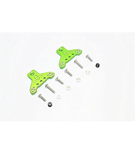 GPM Supporto Ricevitore In Alluminio Verde Per Axial SMT10 Grave Digger (AX90055) E Max-D (AX90057) - Parte Di Ricambio MJ017-G