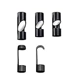 DEPSTECH Hook Magnet Side View Mirror Set Including 30 45 60 Degree Mirror for 8.5mm Wireless Endoscope Camera - Black