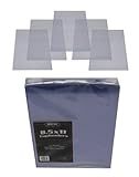 (5) 8.5 x 11 Document Topload Holders - Rigid Plastic Sleeves - BCW Brand