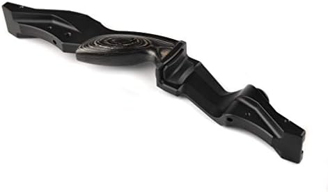 ROTOSAFETY Takedown Recurve Bow Riser 17" ILF Alumimun Right/Left-handed Riser for Shooting and Hunting Outdoor Archery Target Accessories Black Bow Handle