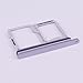 Dogxiong Silver/Light Blue/Grey/Platinum Sim Card Tray & Micro SD Memory Card Holder Container Replacement for LG G6