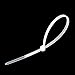 8 inches 30 lb Test Heavy Duty Nylon Cable Ties,100 PCS Zip Ties (2.5mm200mm White)