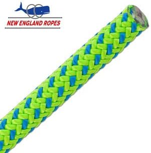 New England Tachyon Green/Blue 24 Strand Climbing Rope (11.5mm)