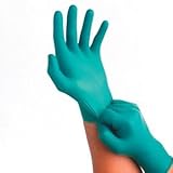 Ansell Edmont 92-600 Medium Touch N Tuff Teal Disposable Nitrile Gloves Box 100 Each