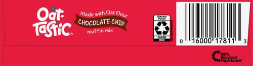 BETTY CROCKER OAT-TASTIC CHOCOLATE CHIP MUFFIN MIX, 16.4 OZ