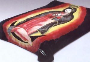 Mary Guadalupe Solaron Korean Thick Mink Plush Blanket Queen