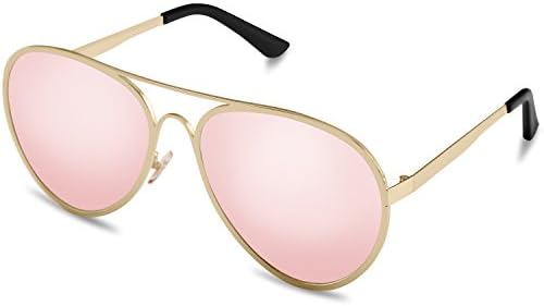Goliath Ronin Classic Full Mirrored Aviator Sunglasses,Fashion Retro Vintage Eyewear,UV400 Protection Metal Frame for Outdoor
