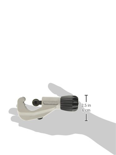 Rothenberger 1000002222 Tube Cutter 35 INOX + Cutting Wheels Cutter with Sunken Pipe Innenen Deburrer Replacement Cutting Wheel | Reusable Robox for Stainless Steel Tube Ø 6 - 35 mm, Grey