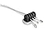 Quirky Cordies Desktop Cable Management for power cords and charging accessory cables (Metal)
