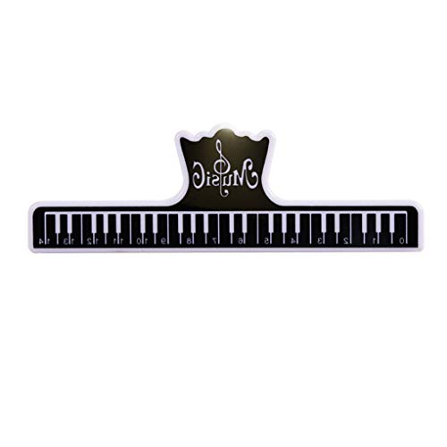 Music Score Fixed Clips Eco-friendly Plastic Book Paper Holder for Guitar Violin Piano Player