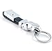 Mehr Jaguar Genuine Leather Key Chain - Elegant Keychain - Key Ring (Black)