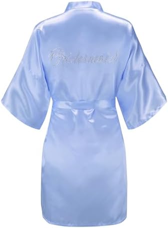 blue satin dressing gown Men's Silk Dressing Gown