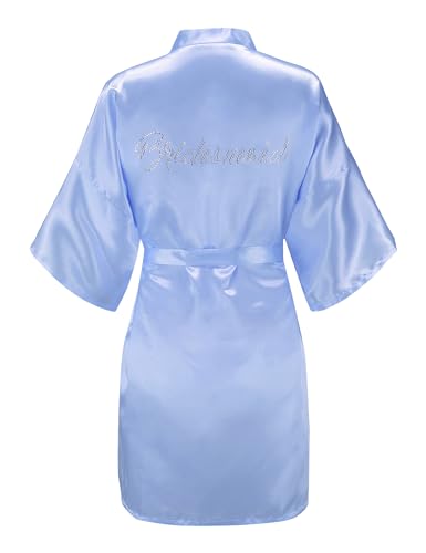 EPLAZA Satin Bridesmaid Robe