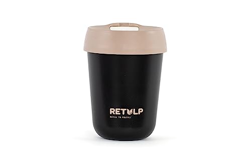 Retulp Travelcup Black/Bakery Brown 300ml