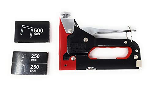 DWT-GERMANY 100231 3 in 1 Handtacker+Nagler Hand Tacker Klammern 4-14mm Tackerklammern Nägel Metall Nagler Hefter Hand… – Bild 3