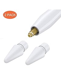 Puntas de repuesto compatibles con Apple Pencil 2 Gen iPad Pro Pencil   Apple Pencil iPencil Nib para iPad Apple Pencil 1 St Pencil 2 Gen White Paquete de 2