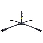 Umbrella Stand, BESTEK 49.2" Rust Free Umbrella Base Tempered Iron Patio Umbrella Stand, Cross Design