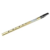 Tongina Brass Tin Whistle - Key of D or C - for