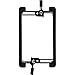 BUYER'S POINT Single Gang Low Voltage Mounting Bracket | UL Listed, Run Through Telephone Wires, Network Cables, HDMI, Coaxial, Speaker Cables (Black) — 5 Pack