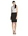 Kasper Women's Cap-Sleeve Peplum Dress