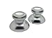 E-MODS GAMING® New Xbox One Controller Metal Silver analogue Thumbsticks thumb stick w/ Free Chrome ABXY+Guide buttons