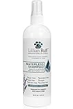 Lillian Ruff Waterless Dog Shampoo - No Rinse Quick Dry Shampoo for Dogs Spray - Tear Free Lavender Coconut Scent to Deodorize Pet Odor and Freshen Coat - Made in USA (16oz)
