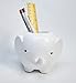 Cute Elephant Pencil Holder Creative Pen Organizer for Desk(White) from Devis