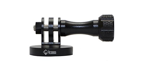 Chronos Aluminum Alloy Metal GoPro Tripod / Monopod Mount with Aluminum Thumbscrew for GoPro Session, Hero 7, 6, 5, 4, 3+, 3, 2, 1 HD, Black - Thumbnail 4