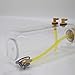 Fixed Wing Gasoline Engine Plane Accessory Transparent Plastic Fuel Tank for RC Airplane 260ML 360ML 500ML 1000MLTransparent Plastic Gas Fuel Tank with Metal Cap for Gas Plane Aircraft Rc (1000ml)