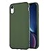 Manleno Compatible with iPhone XR Case 6.1 Inch Marble Design Cute Square Case for Women Girls Sparkle Glitter Soft TPU Silicone Cover Slim Protective Case (Dark Green)