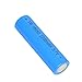 18650 Battery 3.7V 2200mAh Performance Li-ion Rechargeable Batteries Flat Top Battery for Outdoor LED Flashlight Torch - Pack of 4, Blue