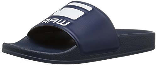 G-Star Raw Men's Cart Slide Slipper, Dark Navy, 44 EU/11 M US