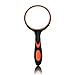 XDGOOD Magnifying Glass 4X Reading Handheld Magnifier, Premium Non-Slip Soft Hand Shank Kids Magnifying Glass, Applied to Science, Books, Newspaper Reading, Insects, Hobby Observation Etc. 2.95in.