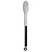Messermeister Stainless Locking Tongs, 12” - Gently Grips Food - Durable Stainless Steel & Non-Slip, Silicone Grip - Dishwasher Safe